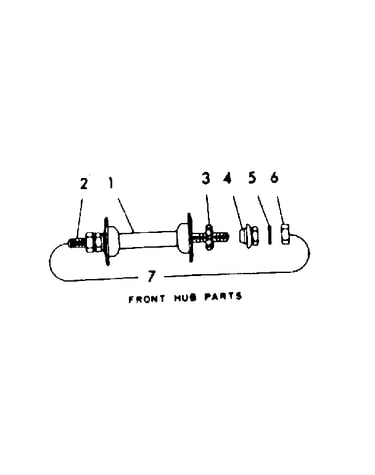 Front hub parts
