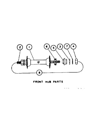 Front hub parts