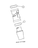 Parts list for head fittings