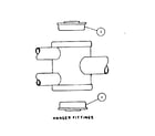 Sears 50245693 parts list for hanger fittings diagram