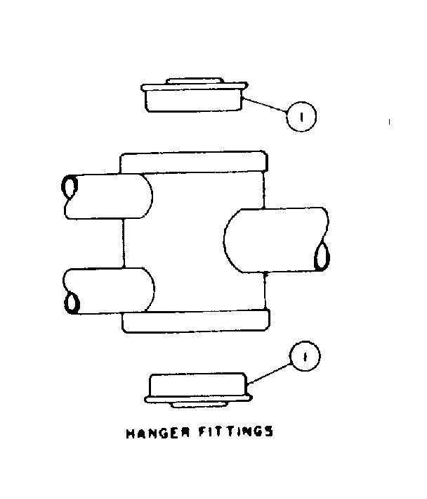 Parts list for hanger fittings