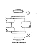 Parts list for hanger fittings