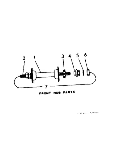 Front hub parts