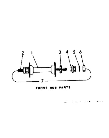 Front hub parts