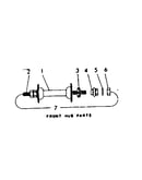 Front hub parts