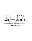 Front hub parts