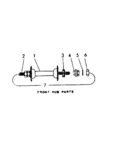 Front hub parts