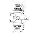 Sears 502463530 hanger fittings diagram