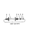 Front hub parts