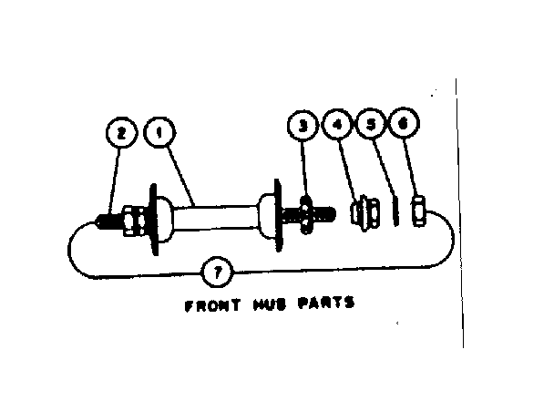 Front hub parts