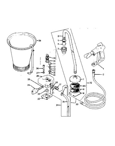 Suction set complete assembly
