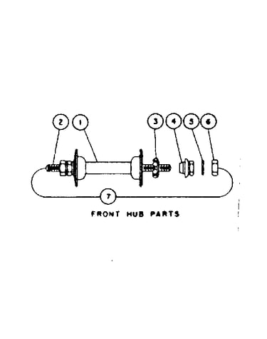 Front hub parts