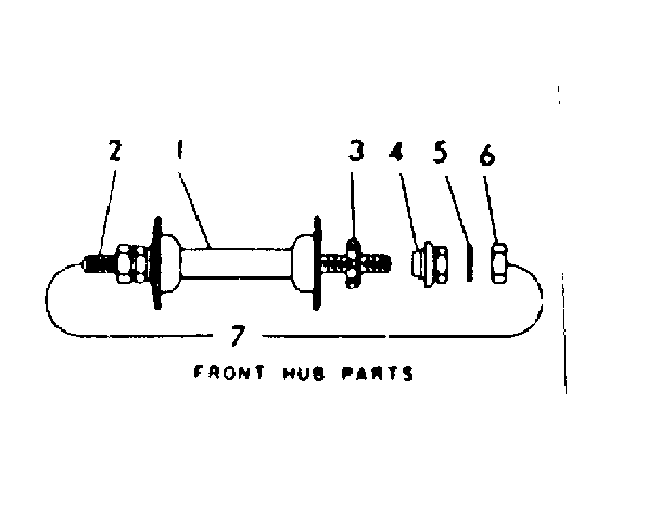 FRONT HUB PARTS