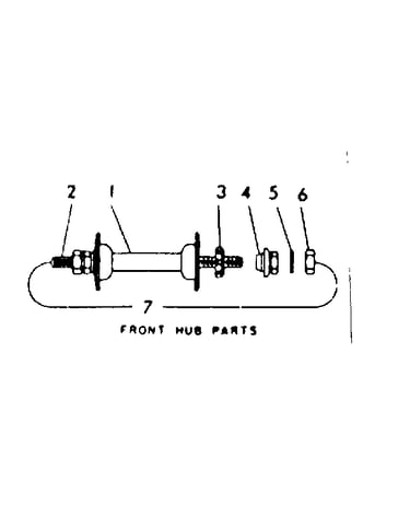 Front hub parts