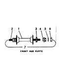 Front hub parts