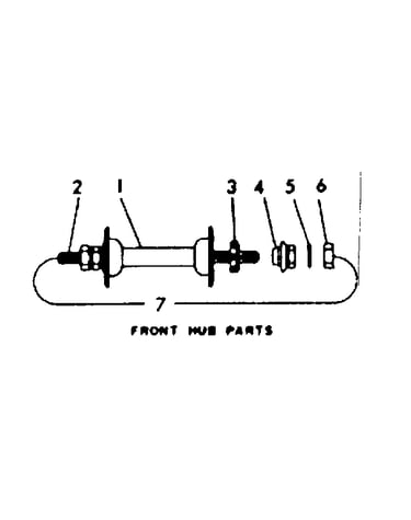 Front hub parts