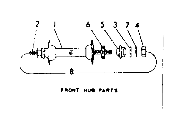 Front hub parts