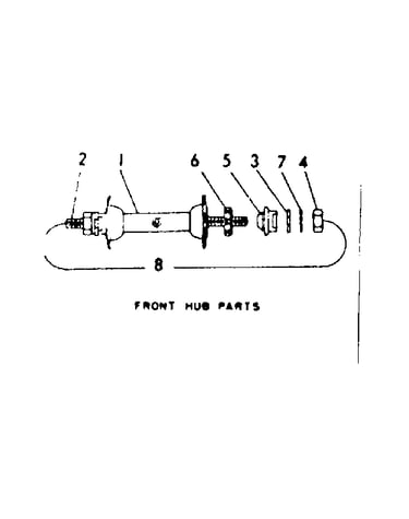 Front hub parts