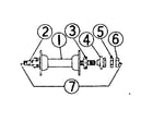 Sears 50547422 front hub parts diagram