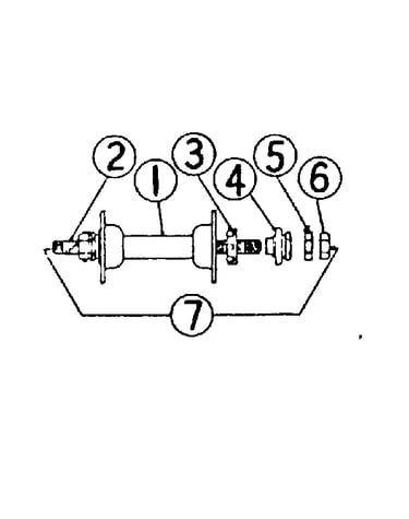 Front hub parts