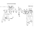 Sears 51272616-76 main frame assembly diagram