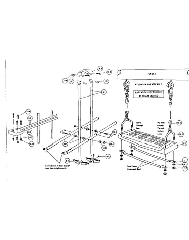 Glide ride and swing assembly