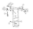 Sears 51272619-78 top bar assembly diagram