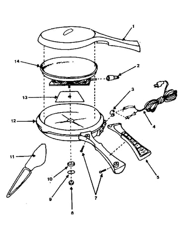 All temperature fry pan
