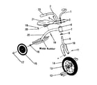 Sears 512870020 replacement parts diagram