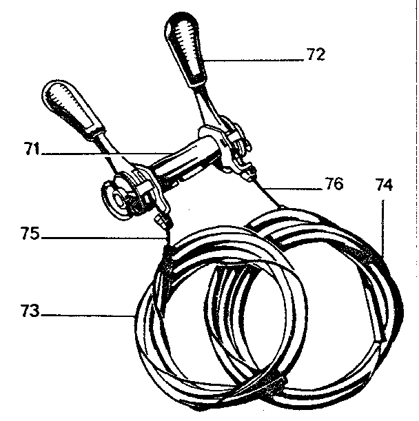 Double levelers for front and rear derailleurs