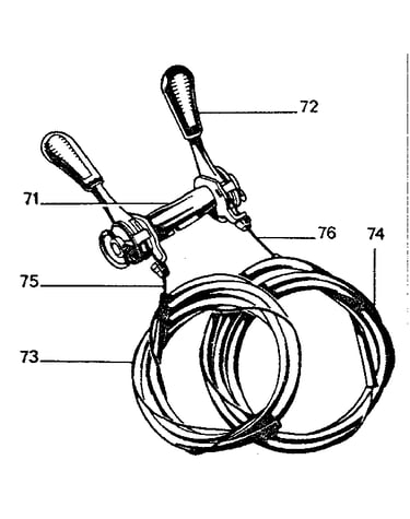 Double levelers for front and rear derailleurs