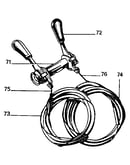 Huret double levers for front and rear derailleurs