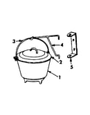 Boston bean pot with crane hook