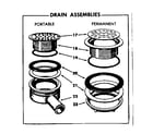 Sears 5886901 drain assemblies diagram