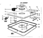 Kenmore 58764552 lid assembly diagram