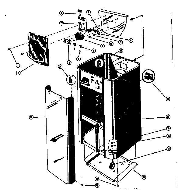 Frame and switch assembly