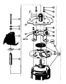 Motor and impeller assembly
