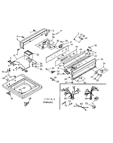 Top and console assembly