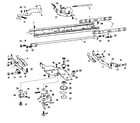 Sears 26852600 carriage rail, warning bell, escapement diagram