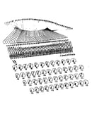 Type bar wire, bell crank & key