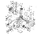 Tecumseh HS40-55515G basic engine diagram