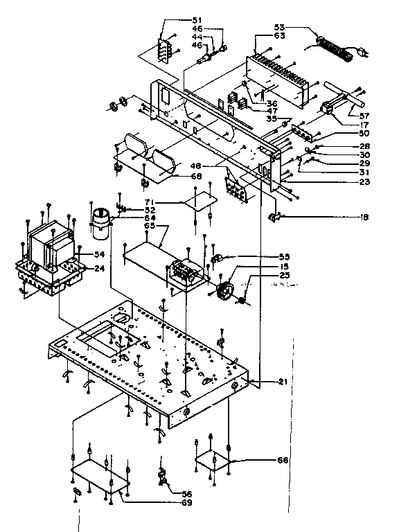 CHASSIS AND REAR MOUNTED ASSEMBLIES