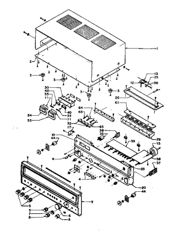 Cabinet and chassis front mounted assemblies