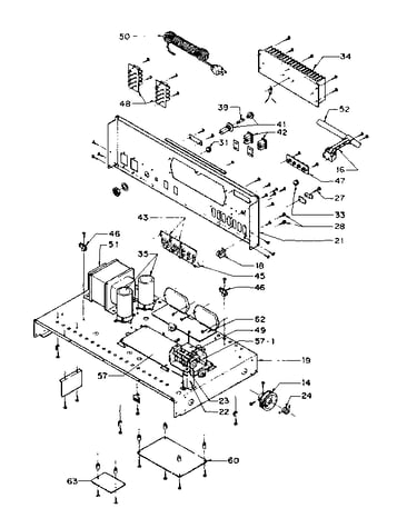 Chassis and rear mounted assemblies