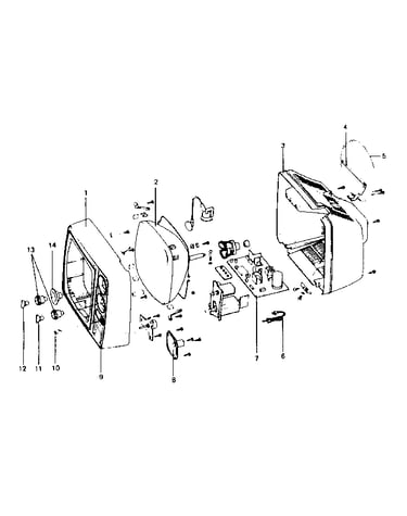 Cabinet parts list
