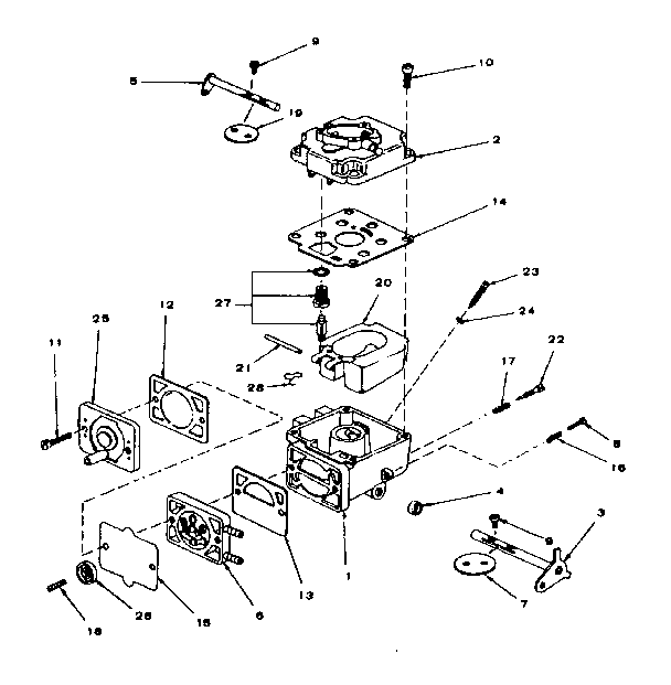 CARBURETOR (WITH INTEGRAL FUEL PUMP)