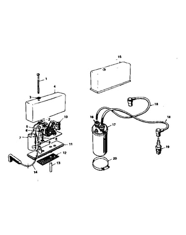 Breaker box and ignition group