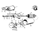 Onan BF-MS/3394F starter motor parts group diagram