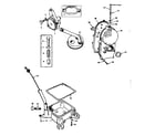 Onan BF-MS/3394F oil system and gearcase assembly diagram
