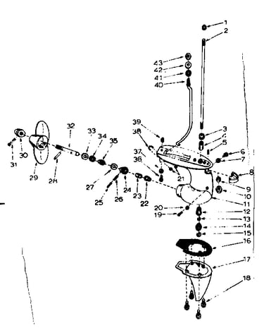 Gear housing assembly